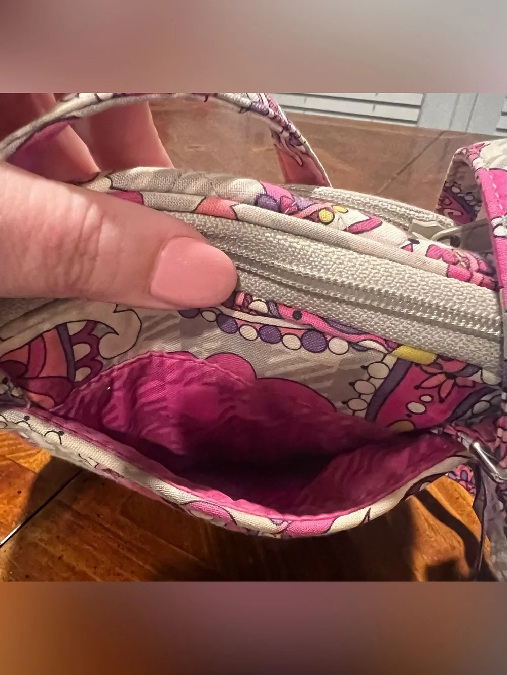 Vera Bradley Mini Hipster Crossbody Bag Retired Pattern Paisley Meets Plaid
